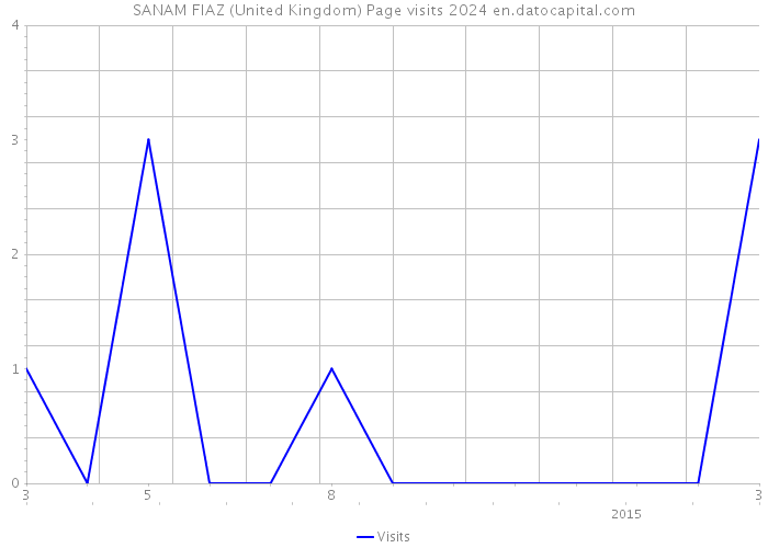 SANAM FIAZ (United Kingdom) Page visits 2024 