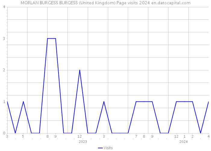 MORLAN BURGESS BURGESS (United Kingdom) Page visits 2024 