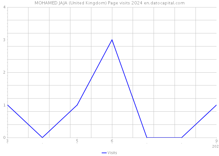 MOHAMED JAJA (United Kingdom) Page visits 2024 