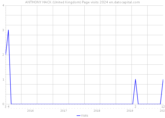 ANTHONY HACK (United Kingdom) Page visits 2024 