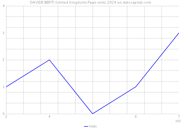 DAVIDE BERTI (United Kingdom) Page visits 2024 