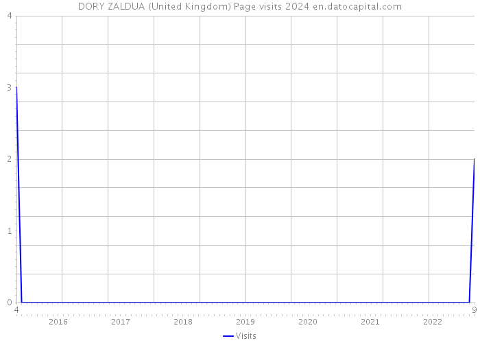 DORY ZALDUA (United Kingdom) Page visits 2024 
