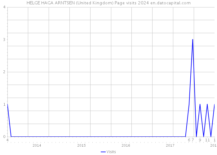 HELGE HAGA ARNTSEN (United Kingdom) Page visits 2024 