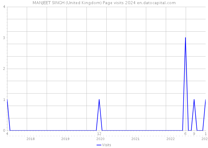 MANJEET SINGH (United Kingdom) Page visits 2024 