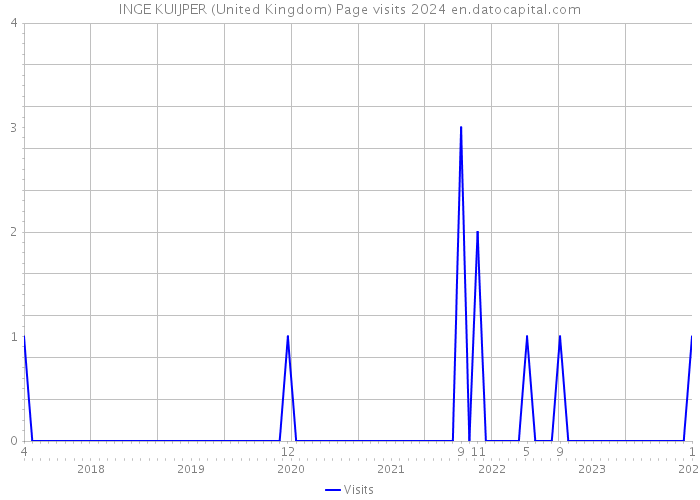 INGE KUIJPER (United Kingdom) Page visits 2024 