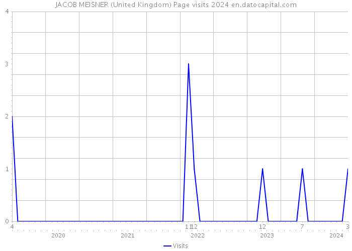 JACOB MEISNER (United Kingdom) Page visits 2024 