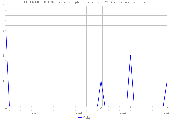 PETER BILLINGTON (United Kingdom) Page visits 2024 