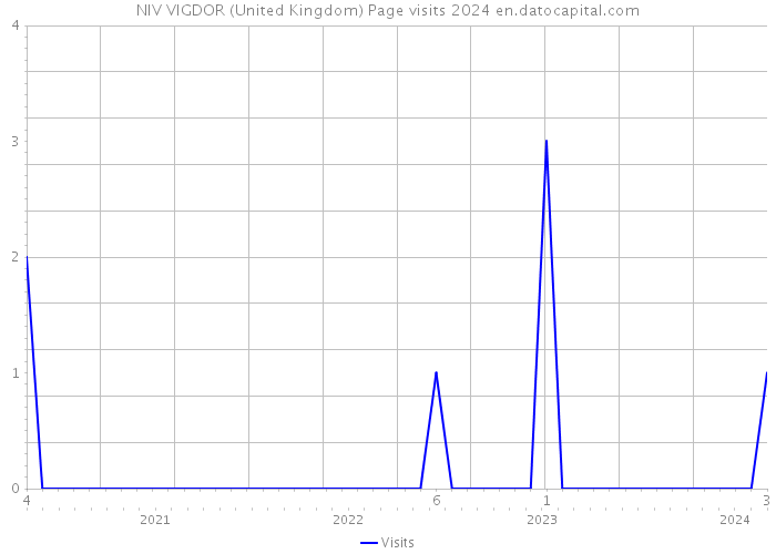 NIV VIGDOR (United Kingdom) Page visits 2024 