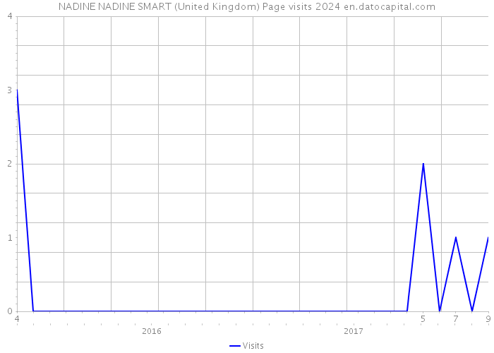 NADINE NADINE SMART (United Kingdom) Page visits 2024 