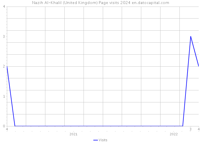 Nazih Al-Khalil (United Kingdom) Page visits 2024 
