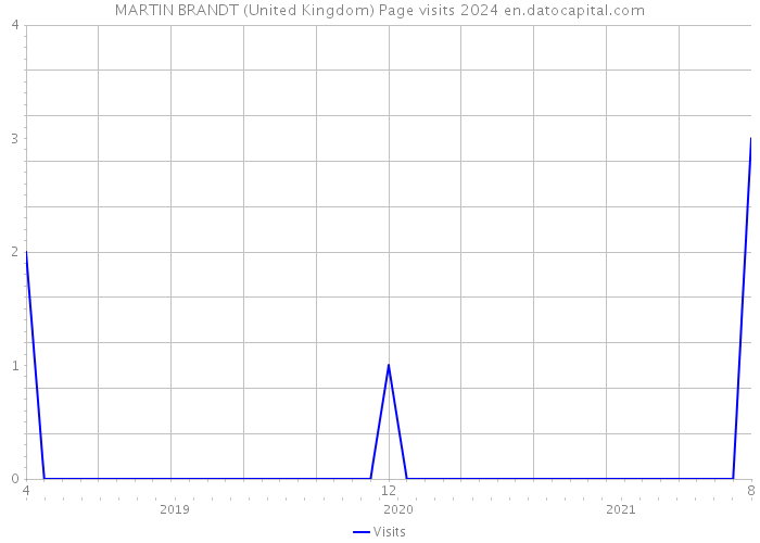 MARTIN BRANDT (United Kingdom) Page visits 2024 