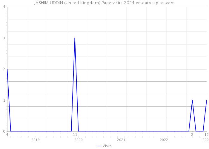 JASHIM UDDIN (United Kingdom) Page visits 2024 