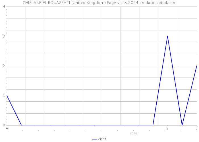 GHIZLANE EL BOUAZZATI (United Kingdom) Page visits 2024 