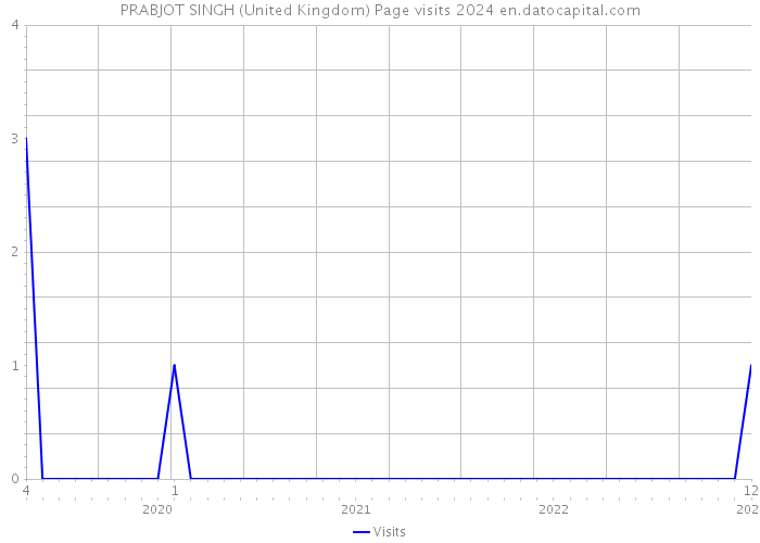 PRABJOT SINGH (United Kingdom) Page visits 2024 