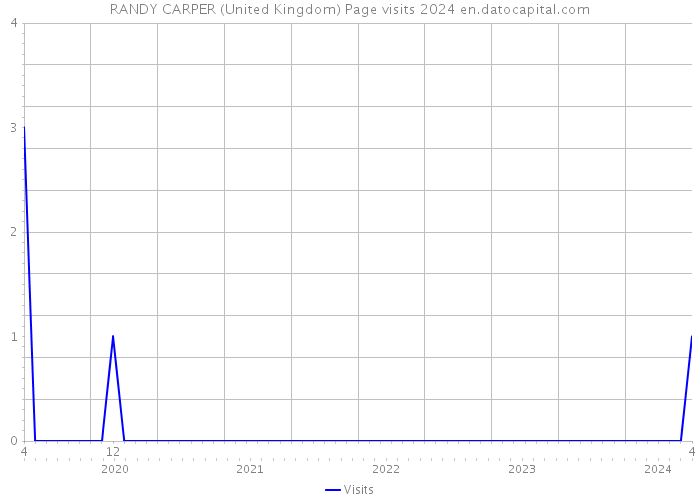 RANDY CARPER (United Kingdom) Page visits 2024 