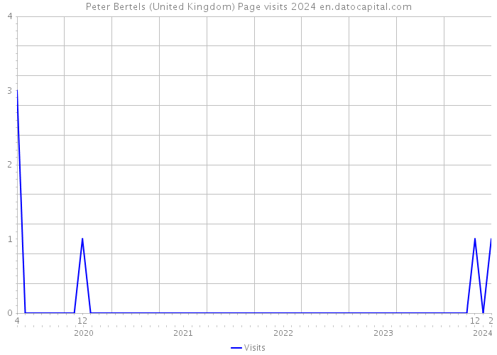 Peter Bertels (United Kingdom) Page visits 2024 