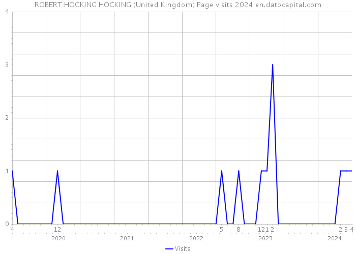 ROBERT HOCKING HOCKING (United Kingdom) Page visits 2024 