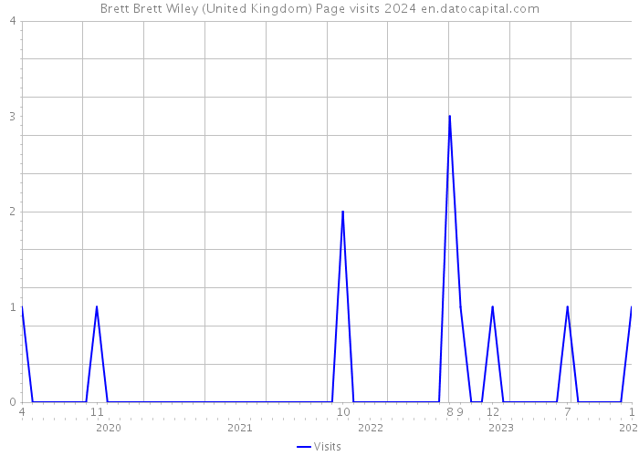 Brett Brett Wiley (United Kingdom) Page visits 2024 