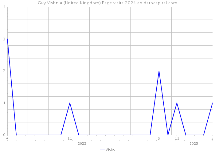 Guy Vishnia (United Kingdom) Page visits 2024 