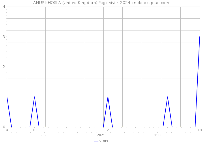 ANUP KHOSLA (United Kingdom) Page visits 2024 