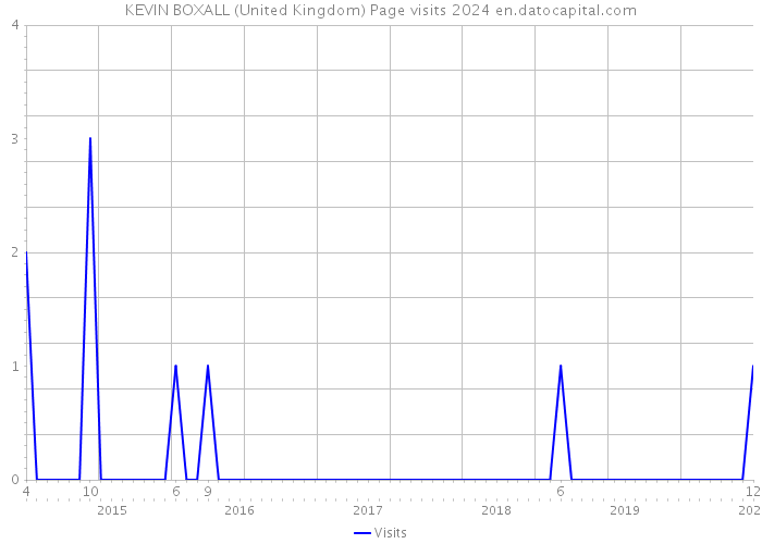 KEVIN BOXALL (United Kingdom) Page visits 2024 