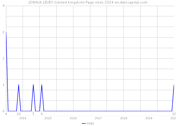 JOSHUA LEVEY (United Kingdom) Page visits 2024 
