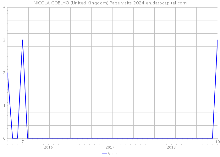 NICOLA COELHO (United Kingdom) Page visits 2024 