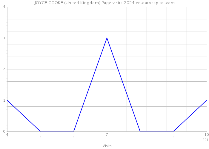 JOYCE COOKE (United Kingdom) Page visits 2024 