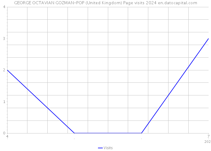 GEORGE OCTAVIAN GOZMAN-POP (United Kingdom) Page visits 2024 