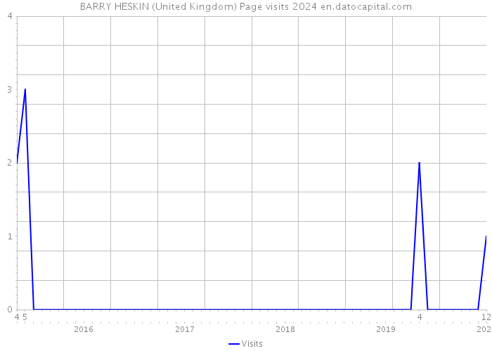 BARRY HESKIN (United Kingdom) Page visits 2024 