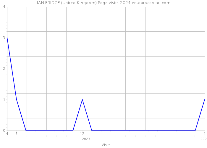 IAN BRIDGE (United Kingdom) Page visits 2024 