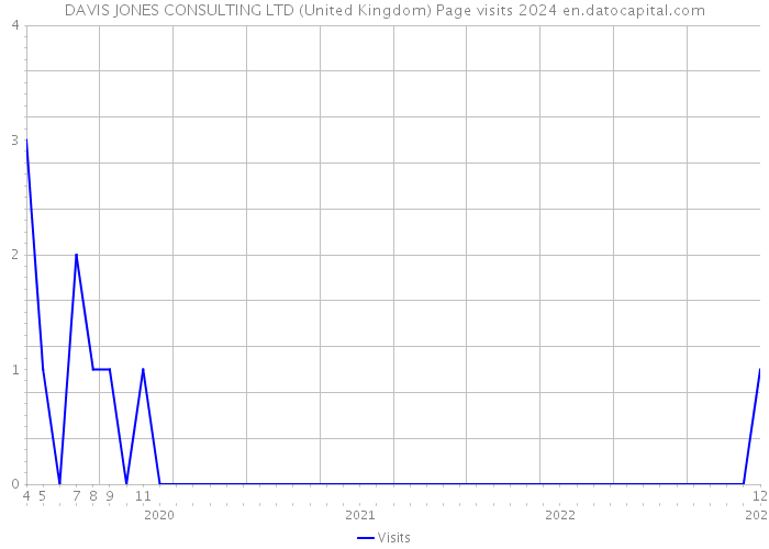 DAVIS JONES CONSULTING LTD (United Kingdom) Page visits 2024 