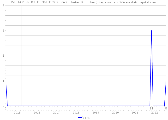 WILLIAM BRUCE DENNE DOCKERAY (United Kingdom) Page visits 2024 