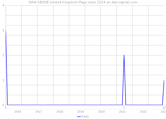 DINA KEHOE (United Kingdom) Page visits 2024 