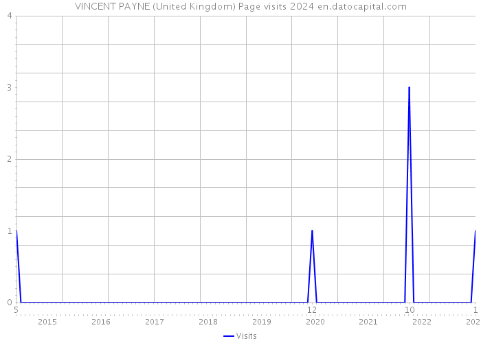VINCENT PAYNE (United Kingdom) Page visits 2024 