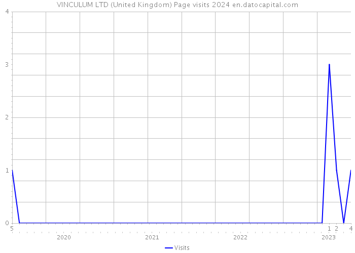 VINCULUM LTD (United Kingdom) Page visits 2024 