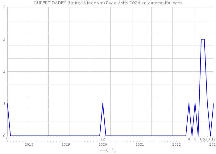 RUPERT DADEY (United Kingdom) Page visits 2024 