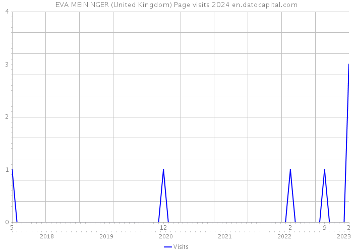 EVA MEININGER (United Kingdom) Page visits 2024 