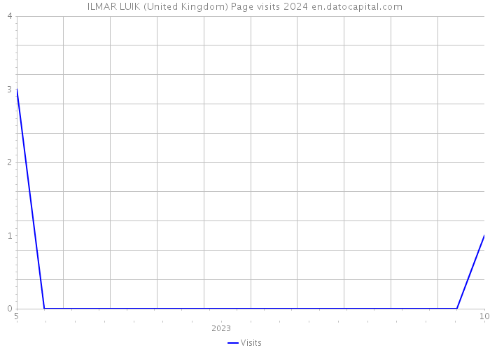 ILMAR LUIK (United Kingdom) Page visits 2024 