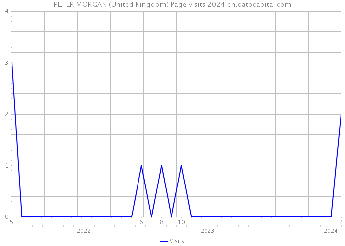 PETER MORGAN (United Kingdom) Page visits 2024 