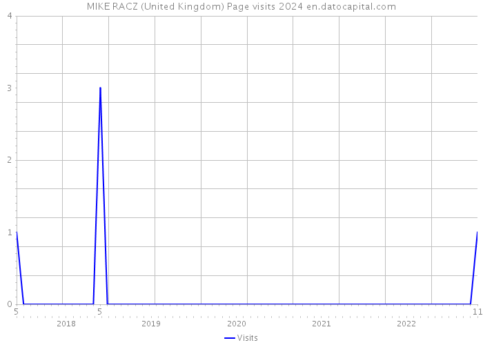 MIKE RACZ (United Kingdom) Page visits 2024 