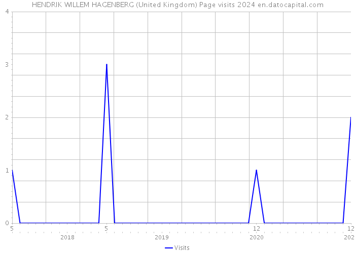 HENDRIK WILLEM HAGENBERG (United Kingdom) Page visits 2024 