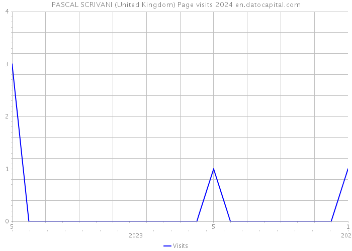 PASCAL SCRIVANI (United Kingdom) Page visits 2024 