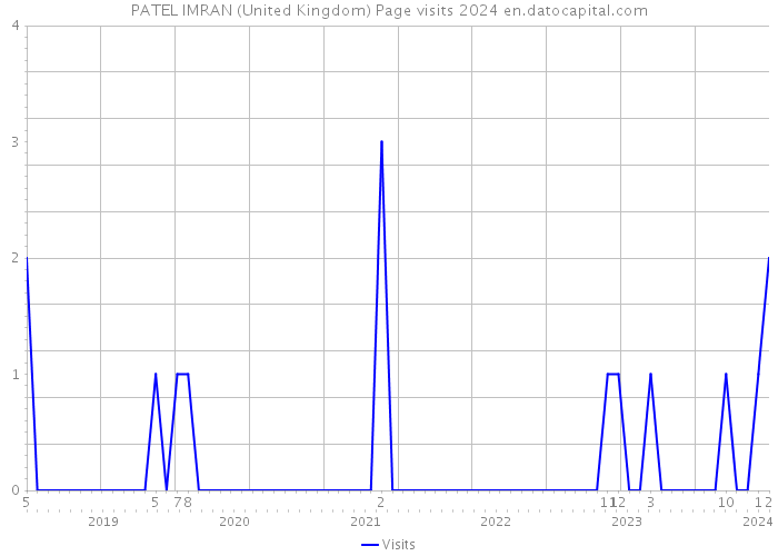 PATEL IMRAN (United Kingdom) Page visits 2024 