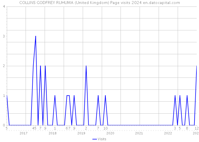 COLLINS GODFREY RUHUMA (United Kingdom) Page visits 2024 