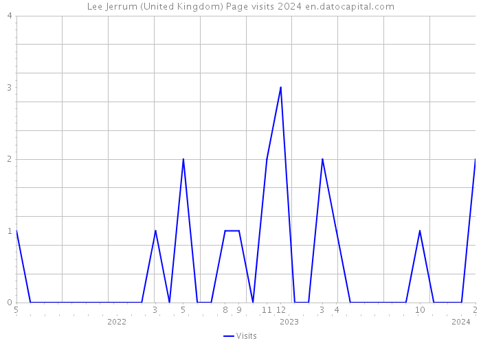 Lee Jerrum (United Kingdom) Page visits 2024 