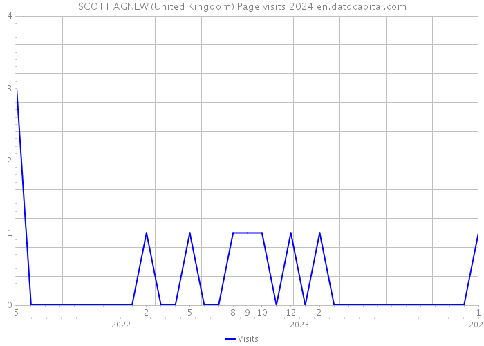 SCOTT AGNEW (United Kingdom) Page visits 2024 