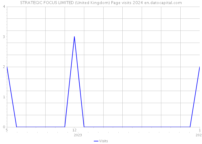 STRATEGIC FOCUS LIMITED (United Kingdom) Page visits 2024 