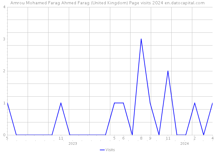 Amrou Mohamed Farag Ahmed Farag (United Kingdom) Page visits 2024 