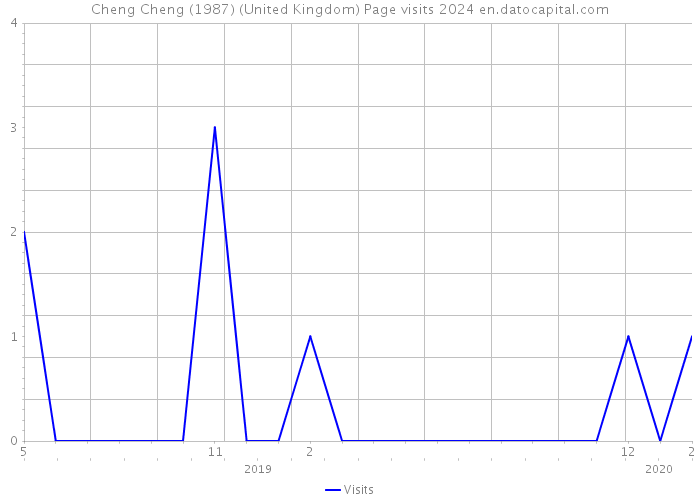 Cheng Cheng (1987) (United Kingdom) Page visits 2024 